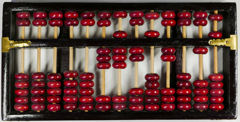 Sharplace Abacus Rechenbrett - 9 Reihen Holz Perlen Für Kinder & Erwachsene